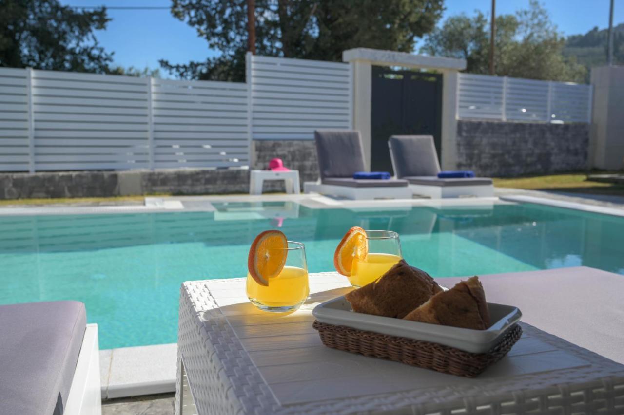Kato Spilaion Diamond Luxury Villa Corfu מראה חיצוני תמונה